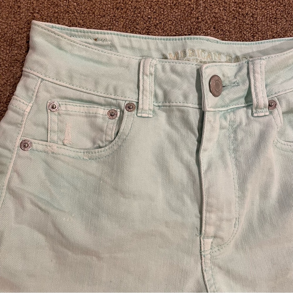 5 for $25 ❄️ American Eagle Mint Green Shorts Size 2 - Picture 2 of 7